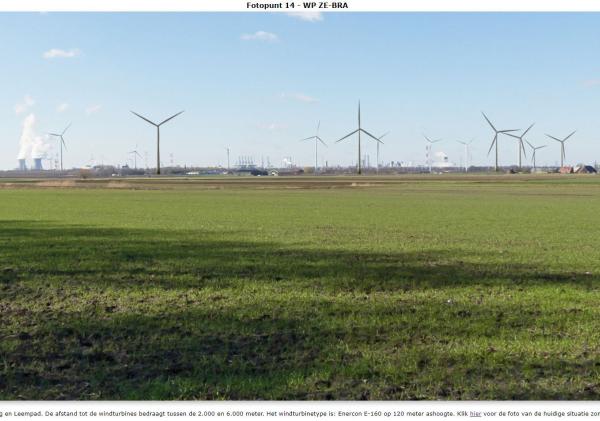 Foto windpark Zebra, Ossendrecht