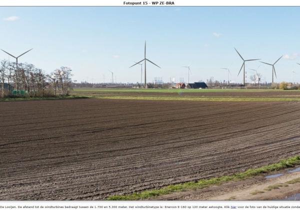 Foto windpark Zebra Ossendrecht